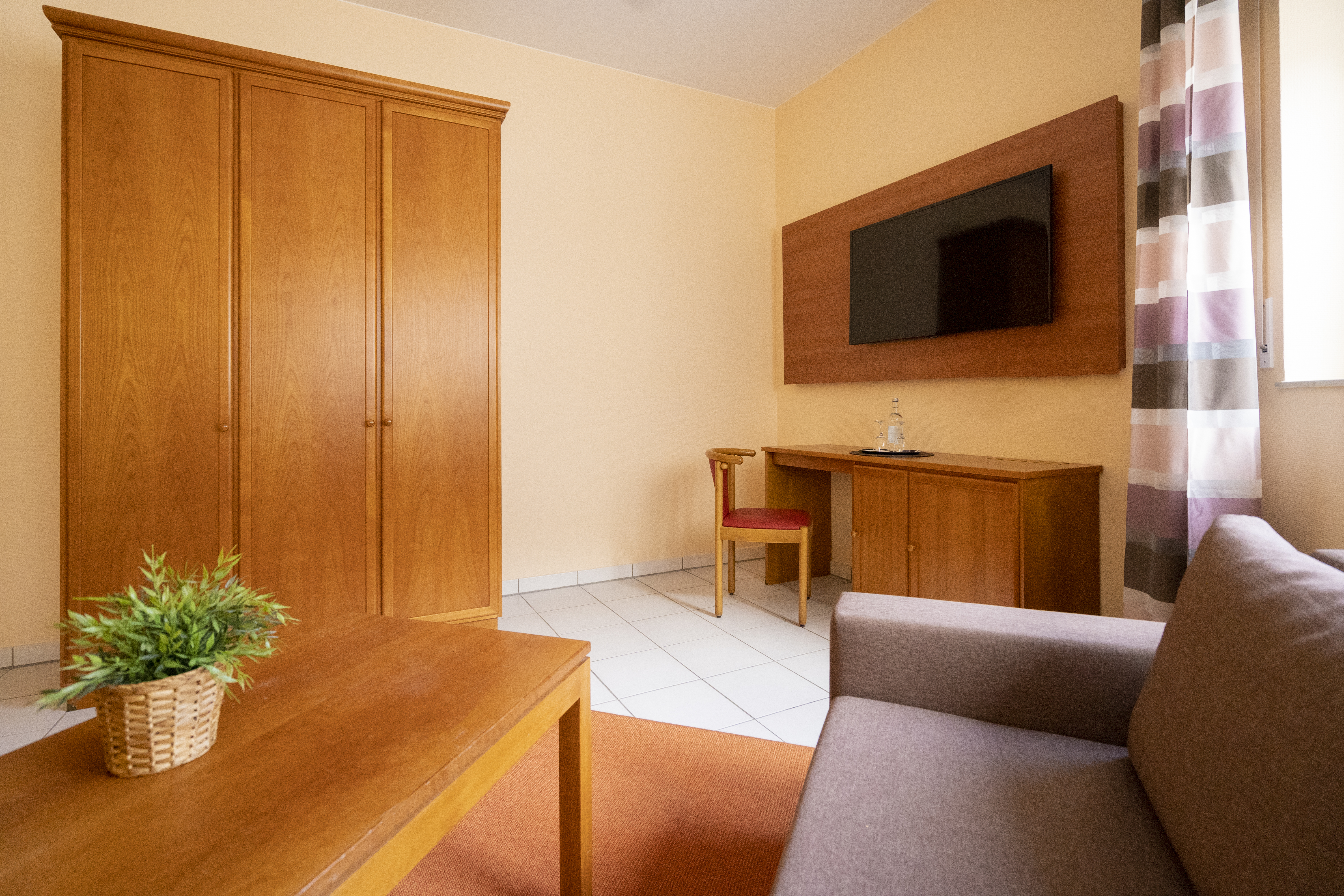 Wohnbereich mit Schlafsofa