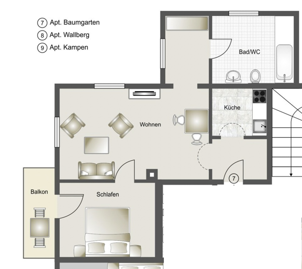 Fackler Apartments | 7 Baumgarten