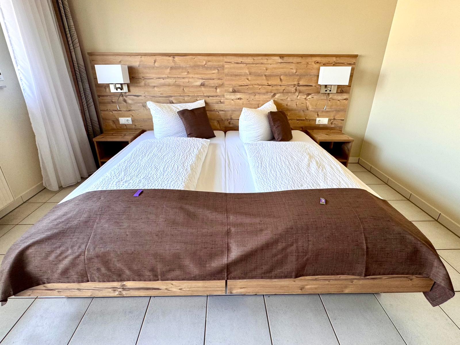 Gemütliches Doppelbett