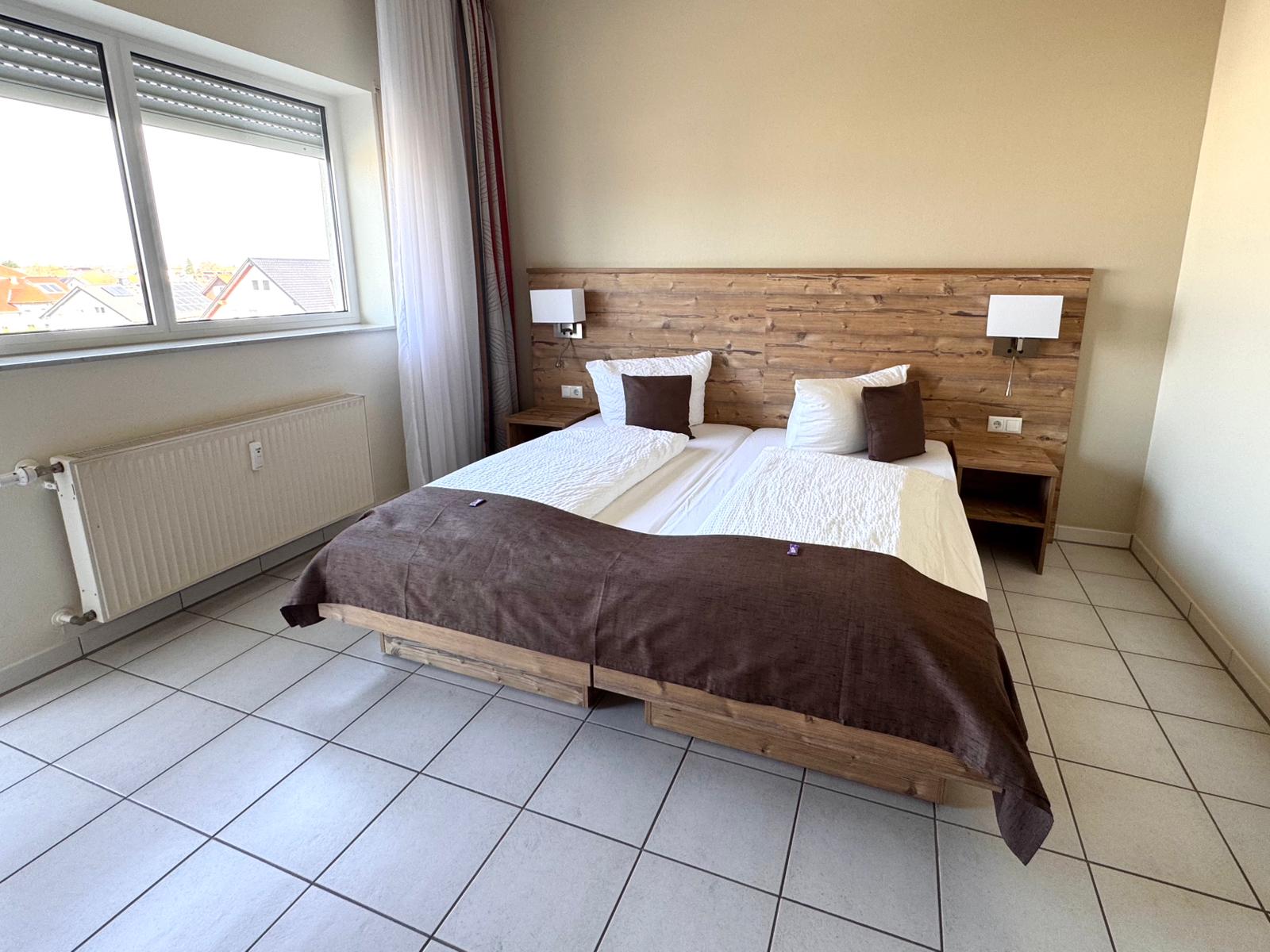 Gemütliches Doppelbett