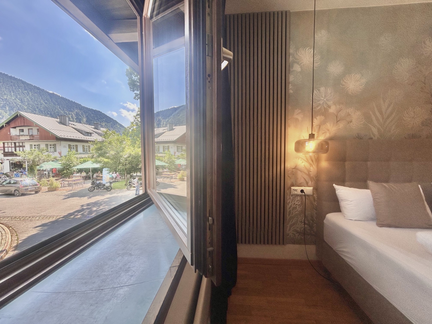 Ausblick vom Schlafzimmer