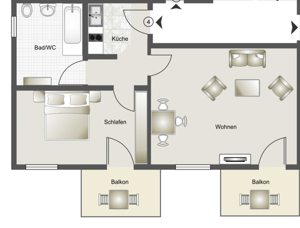 Fackler Apartments | 4 Kampen