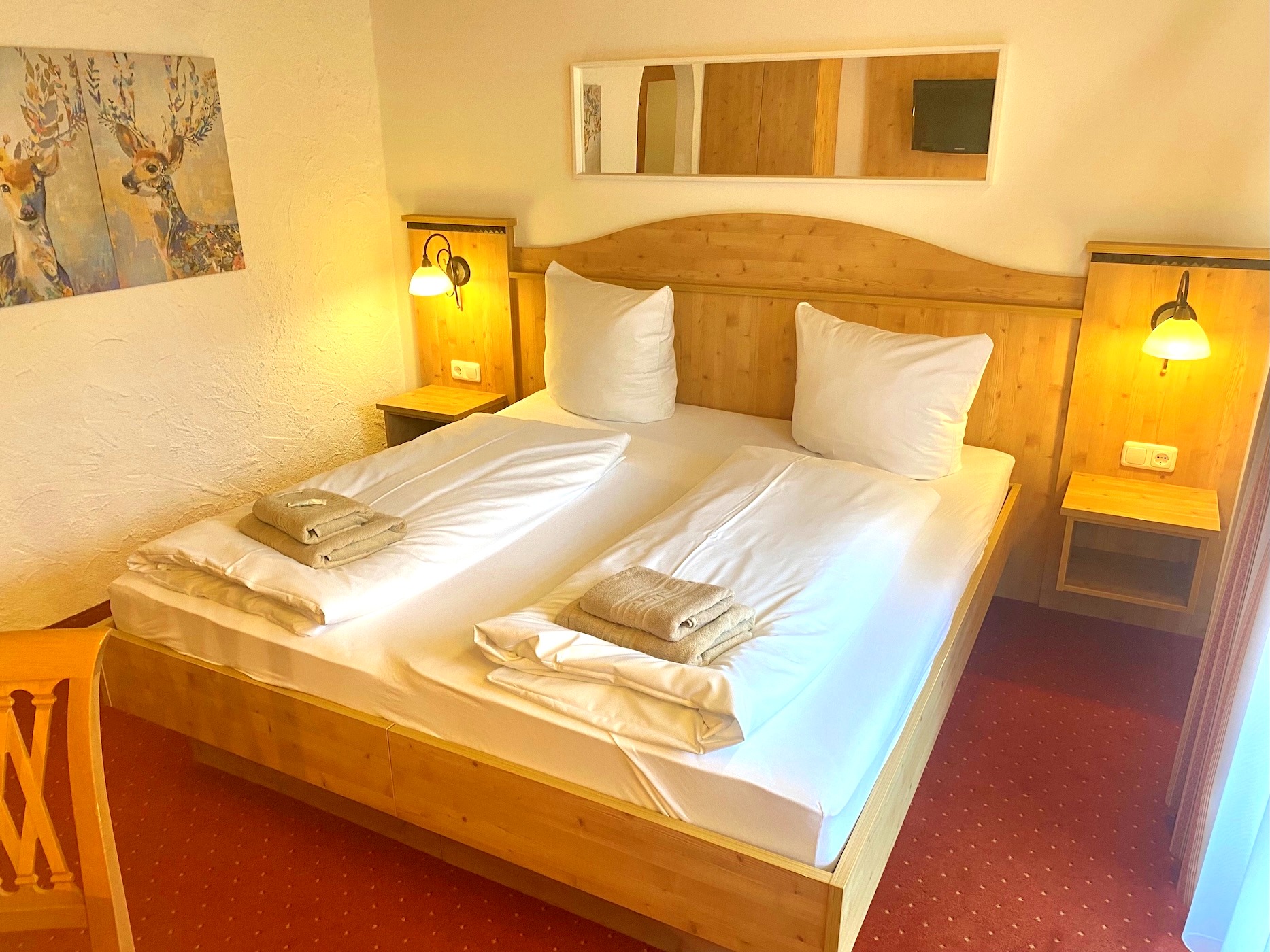 Gemütliches Doppelbett