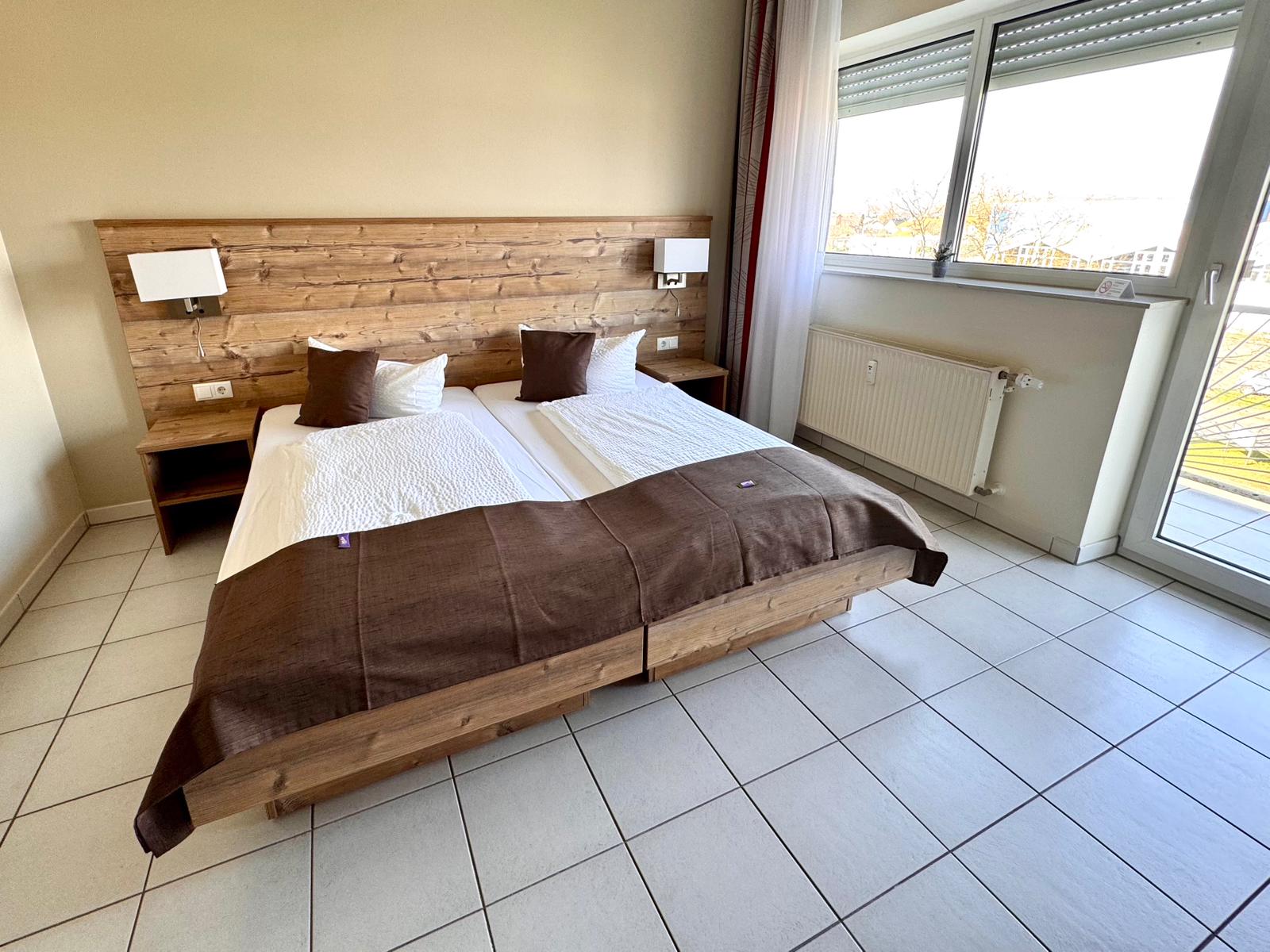 Gemütliches Doppelbett